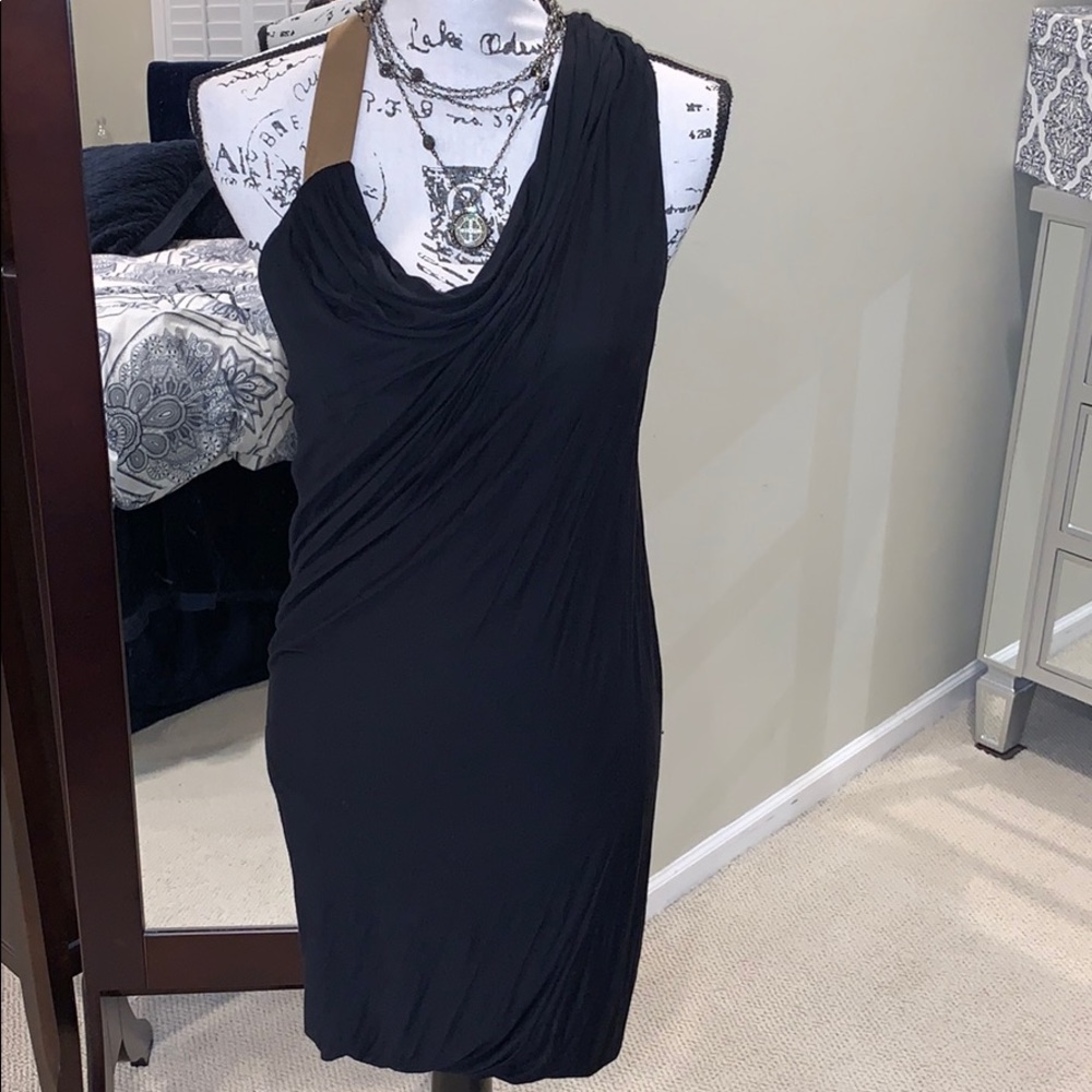 Asymmetrical tunic dress Chocolate Argentine Boutique